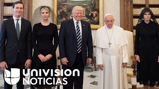 Imágenes del presidente Trump y el papa Francisco en el Vaticano inspiran divertidos memes