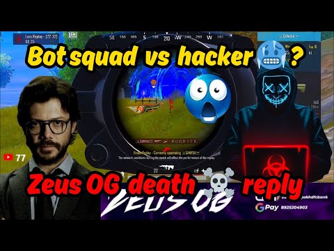 Botsquad vs hacker 🥶 ? Zeus OG death ☠️ reply #madanop #hacker #hackervspro #botsquadwar #btswar 