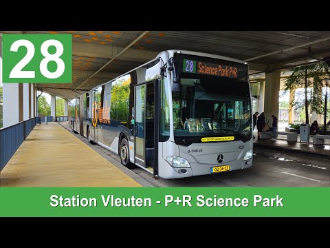 U-OV lijn 28: Station Vleuten - P+R Science Park | U-Link | Qbuzz 4224 | 2024