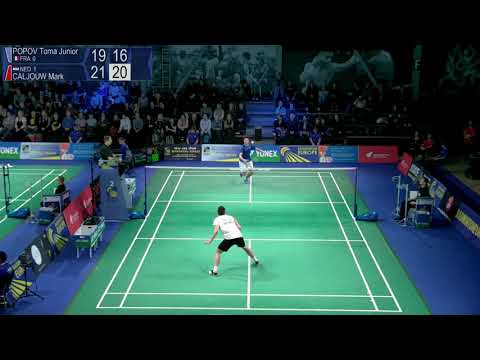 Match point - France (Toma Junior Popov) vs Netherlands (Mark Caljouw) - EMTC 2019