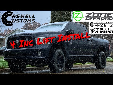 Ram 1500 4in Zone Lift Kit Install