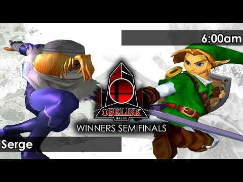 Melee: Serge (Sheik) V 6:00am (Link) - Obelisk 87 Tournament SSBM