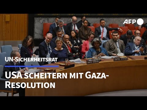 Russland und China legen Veto im UN-Sicherheitsrat gegen Gaza-Resolution ein | AFP