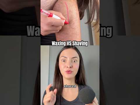 Waxing VS Shaving - 1 Week Later 🤯