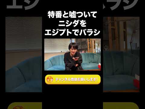社会文化学科 特番と嘘ついてニシダをエジプトでバラシ【ラランド切り抜き】#shorts