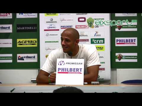 Elxsport.com: J.4 - Córdoba - Elche CF - Rueda de Prensa - Berry Powel
