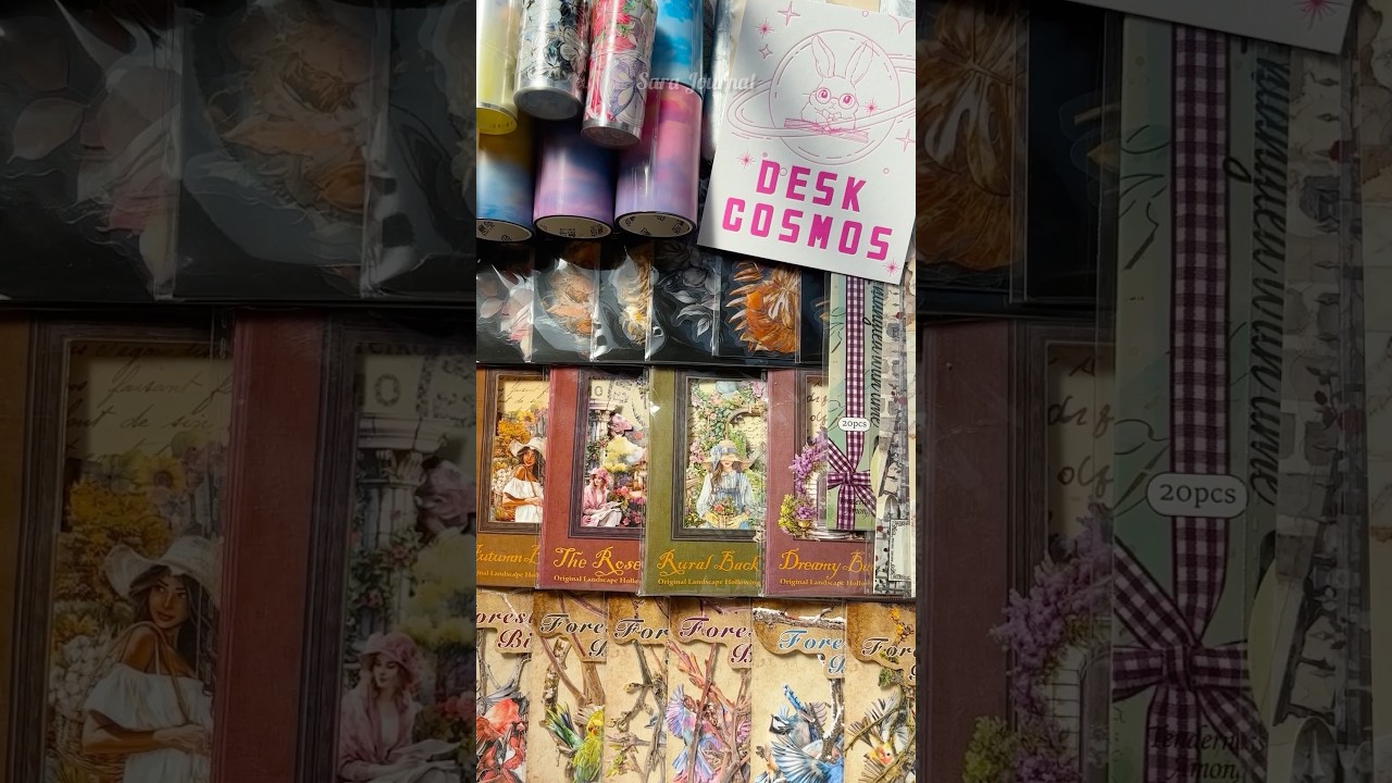 Stationery Haul Unboxing ASMR Journal Supplies #asmr #unboxing #stationery #stationeryhaul #shorts