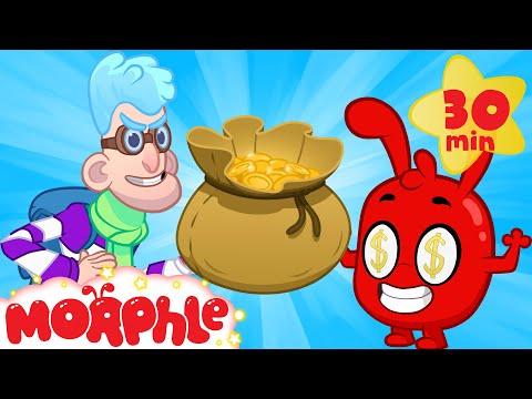 Mila & Morphle Literacy | Morphle Robs A Bank! | Cartoons With Subtitles