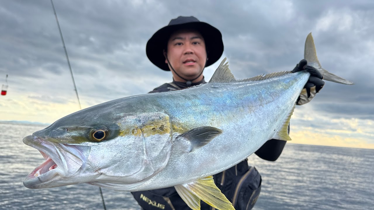【ブルズアイ/ヒラマサ天剛】五島列島でも当たりは渋い‼︎巨大なヒラマサをカゴ釣りで狙う‼︎