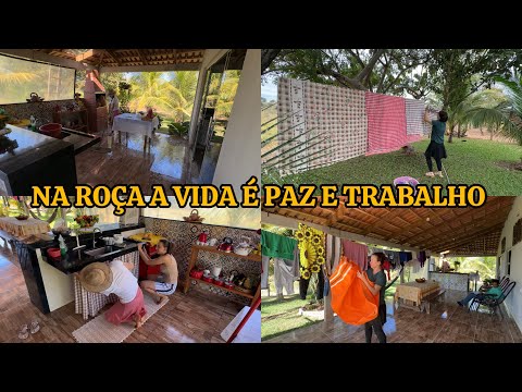 Limpeza e organização da nova cozinha aqui no casarão do Sítio! 