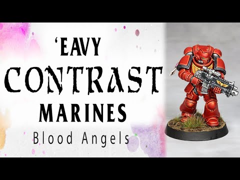 'Eavy Contrast Marines - Blood Angels