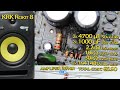 Fix KRK Rokit 8 Amplifiers - short-circuit result in no sound Bass speaker