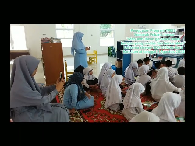 Penguatan Program (TPBIS) Kab. Solok Read Aloud (membaca nyaring) pada Hari Jum'at, 2 Agustus 2024.