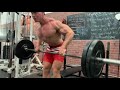 Bent-over, barbell rows (back exercise)