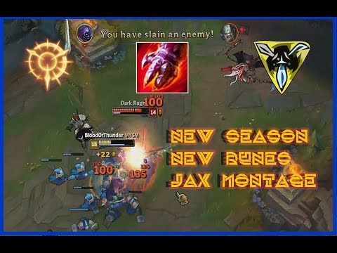 NEW RUNES ON JAX IS SO BUSTED!! (Season 8 Jax Montage)