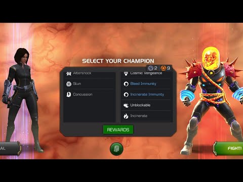 Recursion Uncollected Difficulty Cosmic Ghost Rider #1 (Low Skill) - Marvel Contest Of Champions