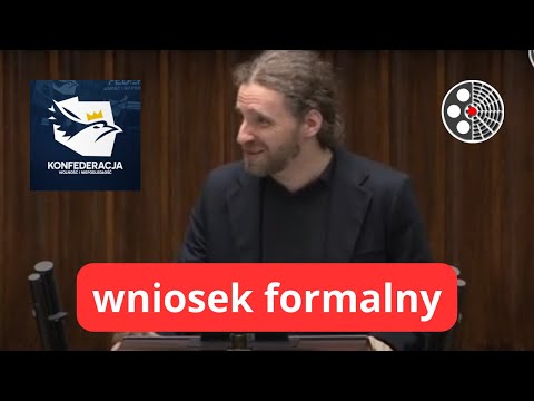Dobromir Sośnierz wnioskuje o pilną debatę nad gospodarką