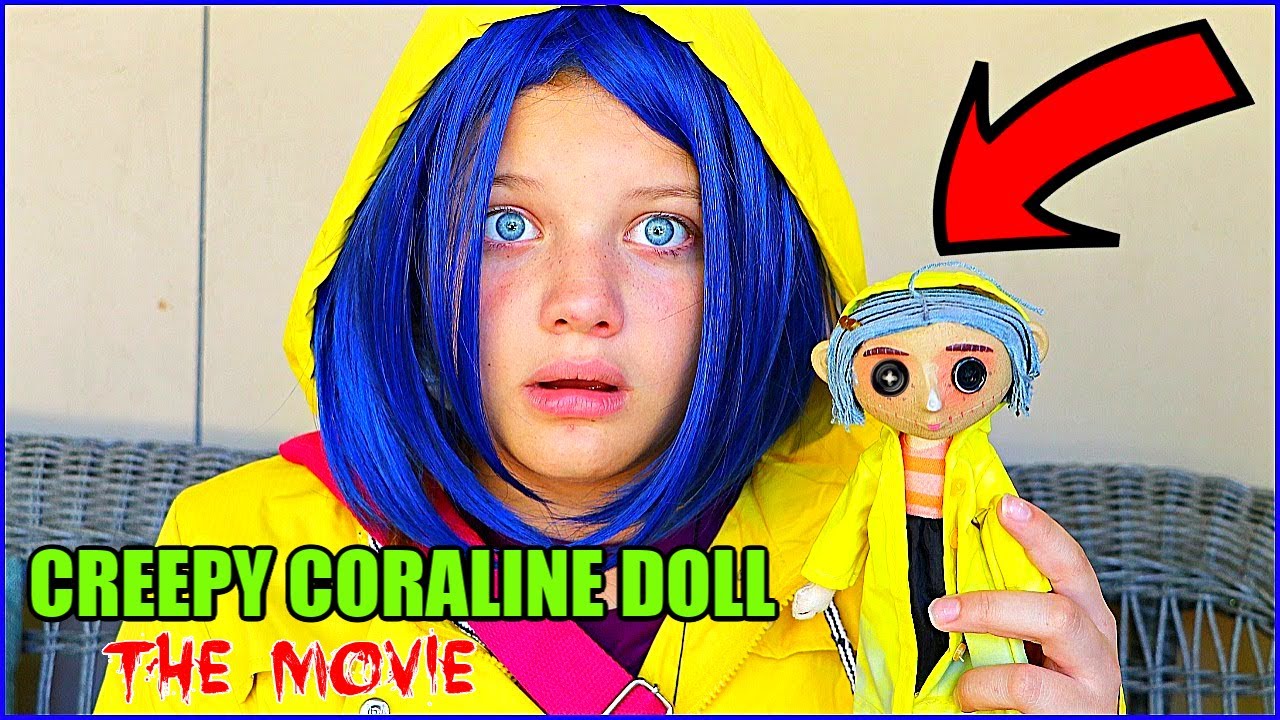 CREEPY CORALINE DOLL THE MOVIE! Coraline Dollmaker Rewind!