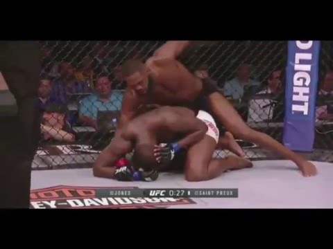 Jon Jones vs Ovince St  Preux    Fight Highlights    UFC    NOT A FAKE