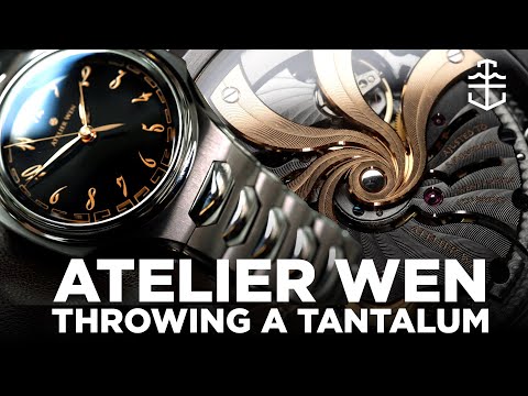 The new Atelier Wen Inflection has a FULL TANTALUM case and bracelet