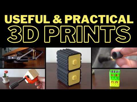 10 USEFUL and FUN Things to 3D Print First