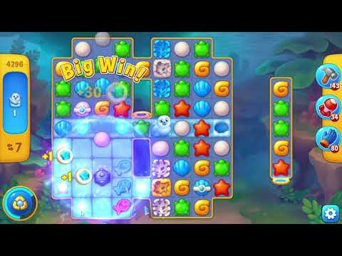 Fishdom 4296 Hard Level - NO BooSTERS