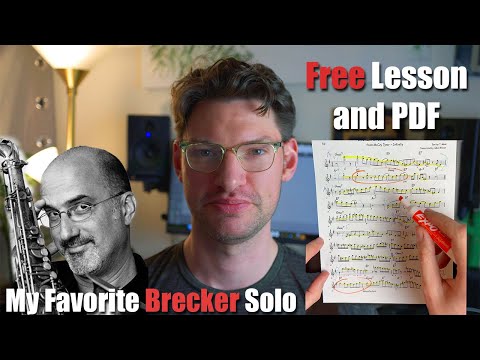 Brecker Solo Transcription Breakdown | Free PDF!
