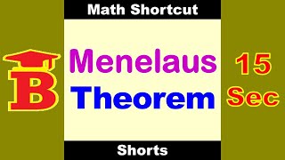 Download lagu Menelaus Theorem Trick mp3
