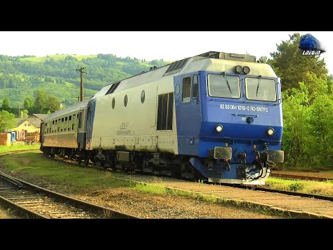 GM 64-1019-0 & R4110 Cluj Napoca-Sighetu Marmației in Gara Dealul Ștefăniței Station - 17 June 2021