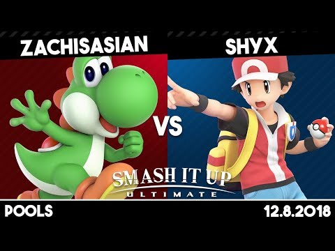 Zachisasian (Yoshi) vs. Shyx (Pokemon Trainer) | Pools | Smash It Up Ultimate