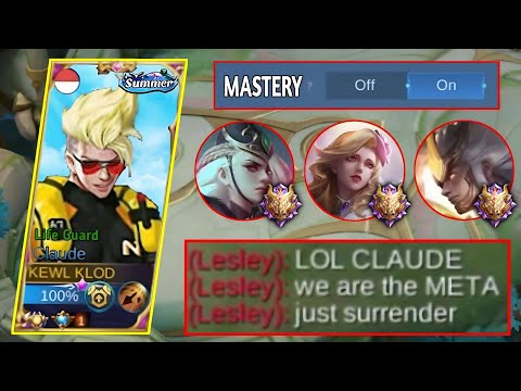 MASTERY VS META! WHO WILL WIN? TOP GLOBAL CLAUDE🔥