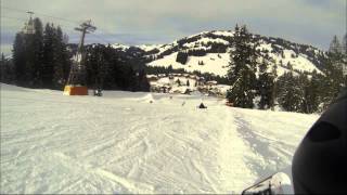 preview picture of video 'Adam Snowboarding in Gstaad, Switzerland'