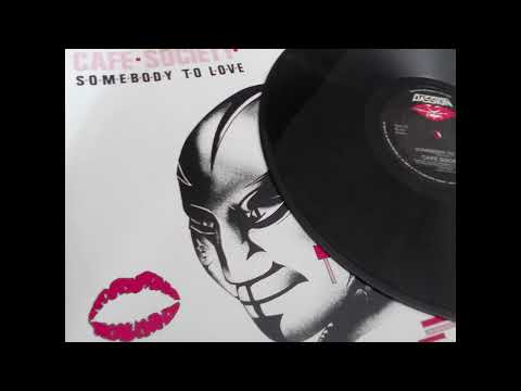 CAFÉ SOCIETY 💋 "SOMEBODY TO LOVE"  (12'') 1984 Hi-NRG Disco Electronic Dance Rock 80s REMASTERED HQ