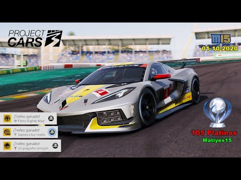 PS4 Trofeo Platino ( 105 ) - Project Cars 3 -Un pequeño remojón y Supera a tus rivales/A little soak