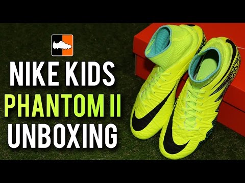 Kids Hypervenom Phantom II Unboxing | Nike EURO 2016 Spark Brilliance Football Boots