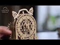 Miniature vidéo Wooden model: Vintage alarm clock