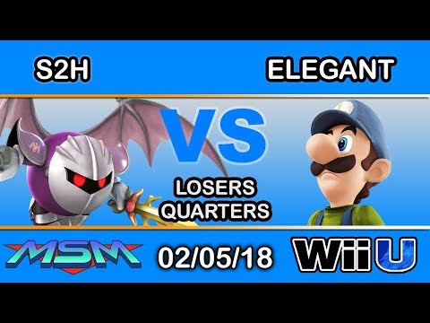 MSM 132 - S2H (Meta Knight) Vs. BSD | Elegant (Elegant) Losers Quarters - Smash 4