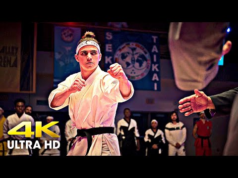 Cobra Kai Season 6 - Axel Kovačević Breaks Robby Keene’s Leg Scene [4K UHD]