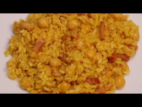 ARROZ CON GARBANZOS Y BACON EN NINJA FOODI