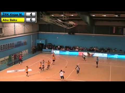 15.02.2015. ŽRK Knjaz Miloš - Abu Baku 1. poluvreme