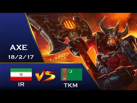 Axe Offlane carry  POV Full Match - Intense Dota 2 Battle: Iran vs Turkmenistan