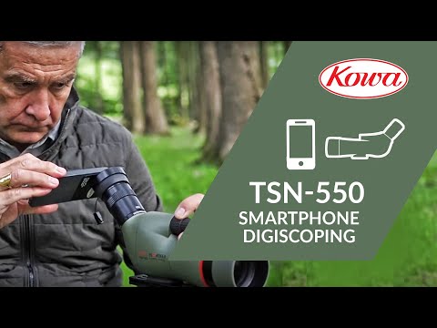 Kowa TSN-550 Smartphone Digiscoping Demonstration