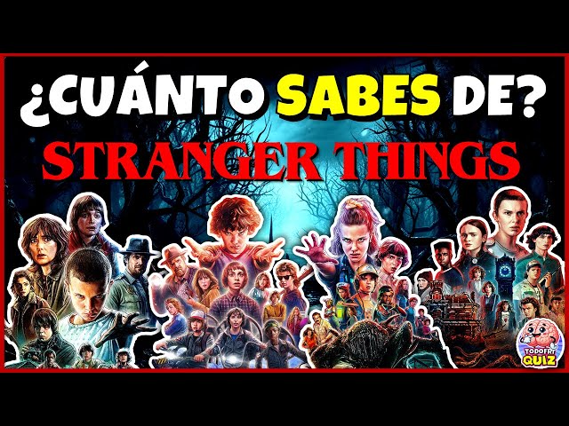Vídeo relacionado con Stranger Things: El Test Final: Solo los Verdaderos Fans Sobreviven a las 200 Preguntas sobre las 5 Temporadas. Libro Stranger Things. Quiz