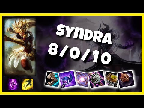 NA Challenger Syndra MID (8/0/10) vs SAMIRA Gameplay Replay - Patch 10.20