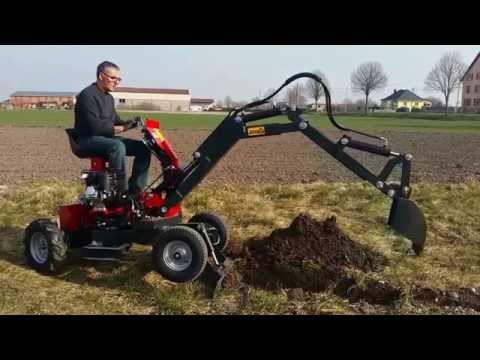 JMEKA - Self-propelled mini digger on 4 wheels - Smartpel Move (J3)