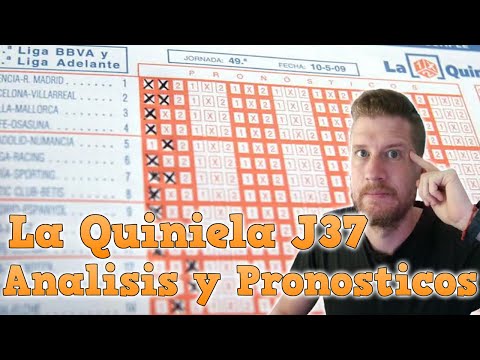 QUINIELA DAY 37💰 ANALYSIS AND FORECASTES | THE LEAGUE AND SPORTS 25/26