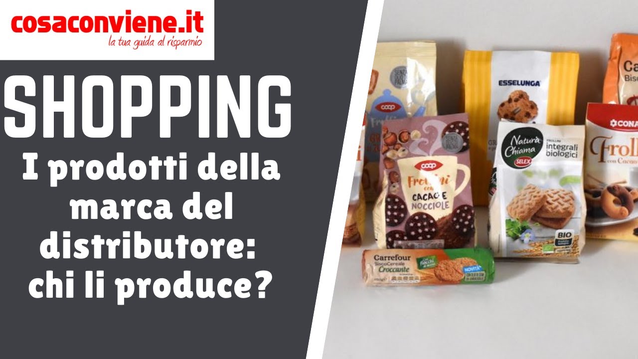 I prodotti della marca del distributore: chi li produce