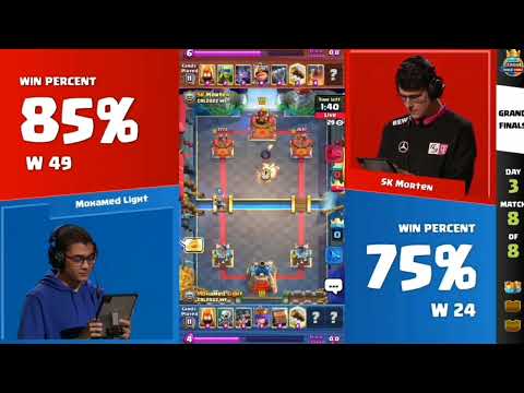 #87 Mohamed Light 👑 impressed S K Morten 🐐 with this micro-interaction  #clashroyale #crl2022