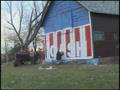 Johnny Cash Barn Painting