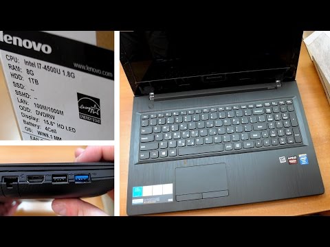 Lenovo G50-70 core i7: Unboxing